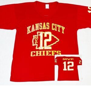 Vintage 80s NFL Kansas City Chiefs Jersey T-Shirt Red XL Single Stitch Football